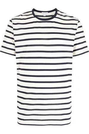 Sunspel Playera con motivo de rayas