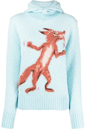 Maison Kitsuné Hoodie tejido estampado