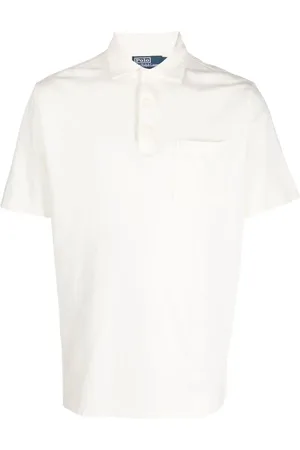 Ralph Lauren Playera tipo polo con bolsillo de parche