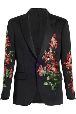 Etro Blazer con botones y bordado floral