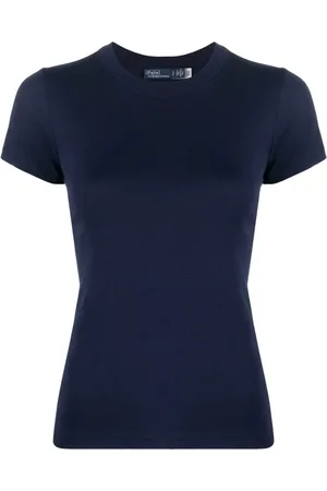 Ralph Lauren Playera tejida de canalé manga corta