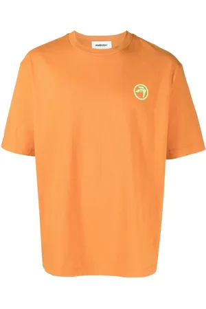 AMBUSH Playera con cuello redondo y logo estampado