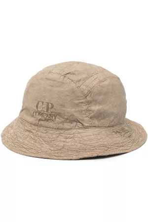 C.P. Company Hombre Sombreros - Logo-embroidered cotton bucket hat