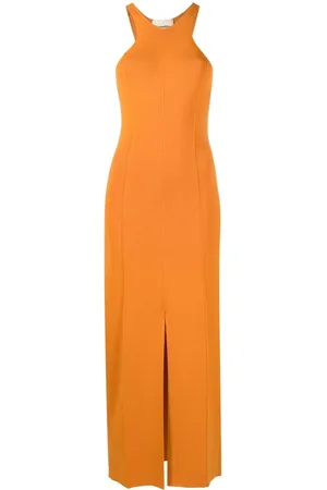 Nanushka Vestido midi tejido sin mangas