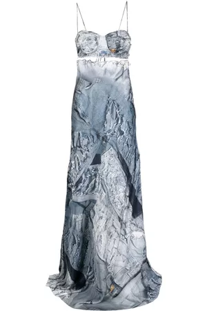 Natasha Zinko Slip dress largo de mezclilla