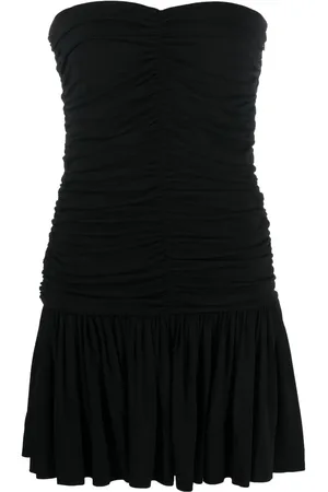 Dsquared2 Vestido fruncido strapless