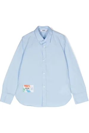 Msgm Camisa con logo estampado