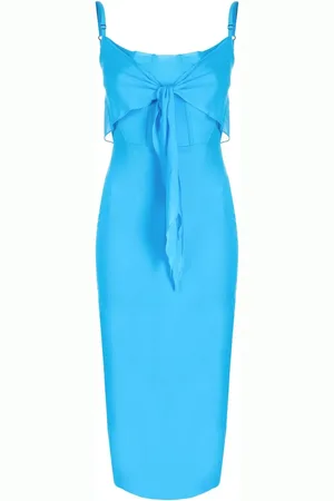 Patou Vestido midi con detalle de moño