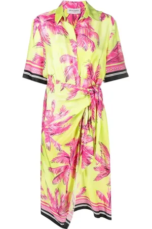 Ermanno Firenze Vestido con estampado gráfico