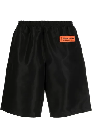 Heron Preston Shorts deportivos con parche del logo