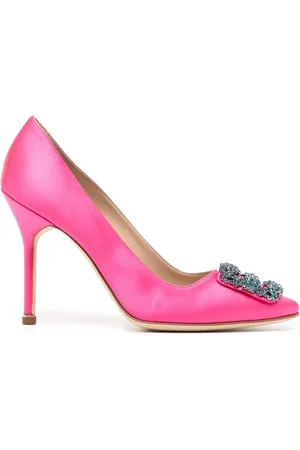 Manolo Blahnik Zapatillas Hangisi con tacón de 90mm