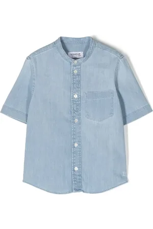 Dondup Camisa de mezclilla manga corta