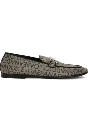 Dolce & Gabbana Mocasines con etiqueta del logo en jacquard