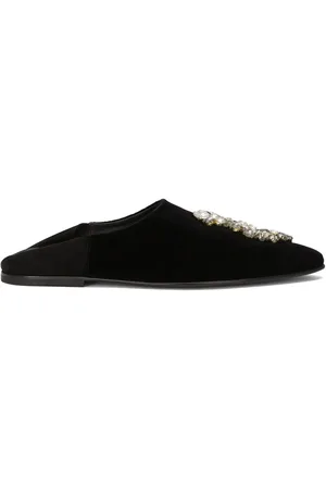 Dolce & Gabbana Slippers con detalle de broche