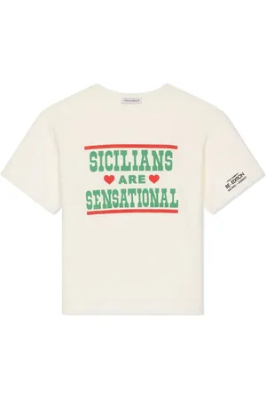 Dolce & Gabbana Playera con estampado gráfico