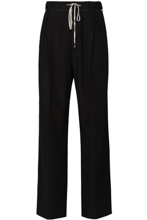 Maison Margiela Pantalones rectos con efecto moiré