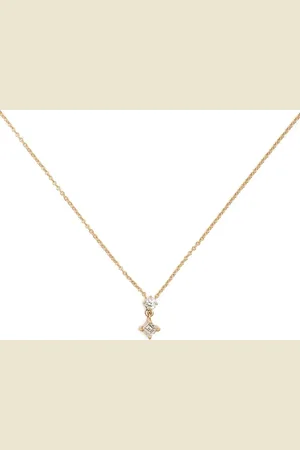 Lizzie Mandler Collar Mix Matched en oro amarillo de 18kt con diamantes