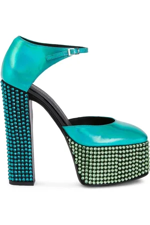 Giuseppe Zanotti Zapatillas Bebe Strass con tacón de 150mm