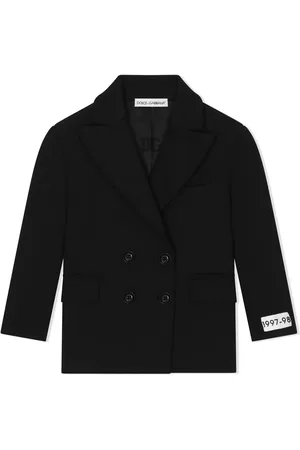 Dolce & Gabbana Blazer con doble botonadura y parche del logo