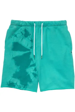 Purple Brand Shorts deportivos con estampado tie-dye