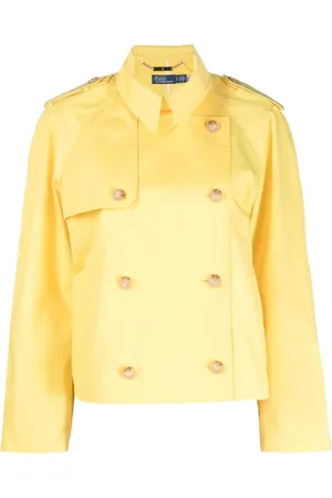 Ralph Lauren Gabardina corta con doble botonadura