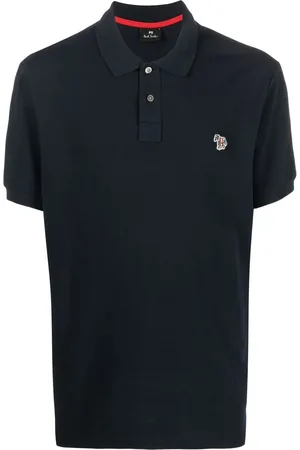 Paul Smith Playera tipo polo con motivo Zebra