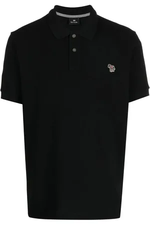 Paul Smith Playera tipo polo con motivo Zebra