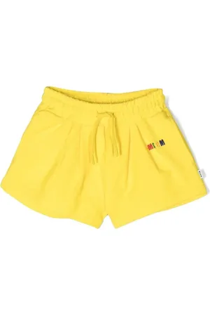 Msgm Bermudas con logo bordado