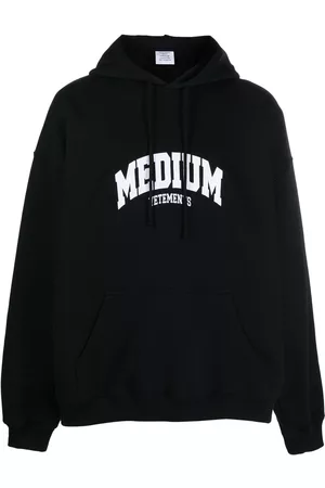 Vetements Hoodie con logo bordado y detalle gráfico