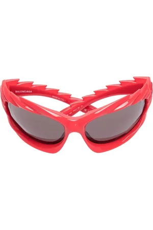 Balenciaga Lentes de sol con armazón geométrica