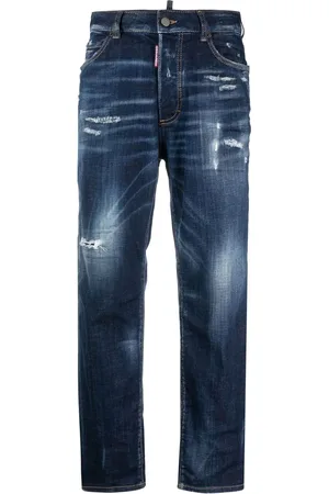 Dsquared2 Jeans capri con efecto envejecido