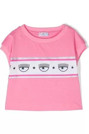 Chiara Ferragni Playera con logo estampado