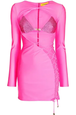 Dundas Vestido corto con agujetas