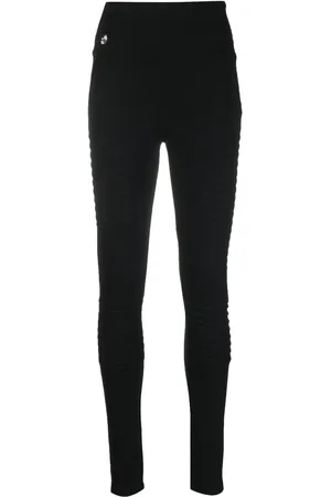 Philipp Plein Leggins con placa del logo