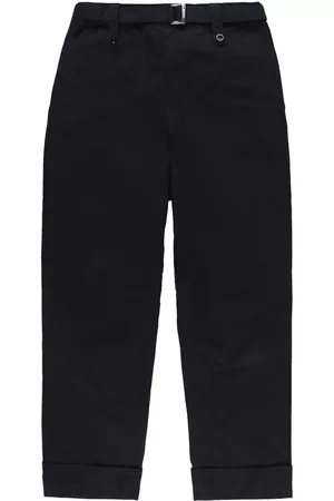 SACAI Pantalones anchos con cinturón