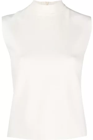 Plan C Mujer Tank tops - Mock-neck tank top