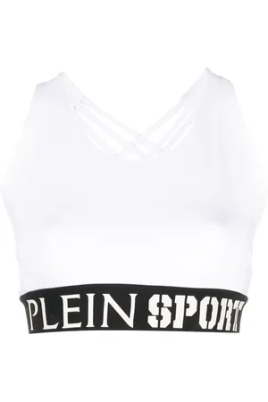 Philipp Plein Bra deportivo con tiras cruzadas