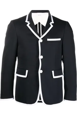 Thom Browne Blazer con ribete en contraste