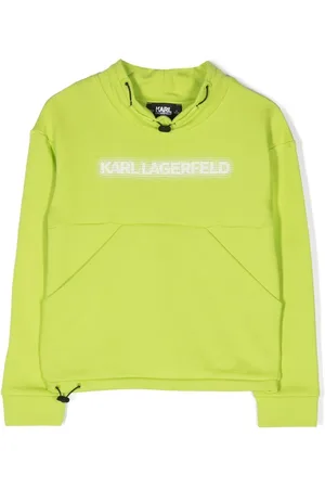 Karl Lagerfeld Sudadera con cordones y logo estampado