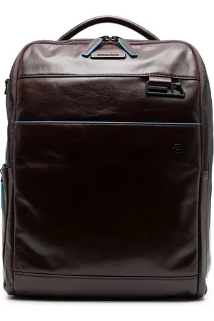 Piquadro Mochila con placa del logo