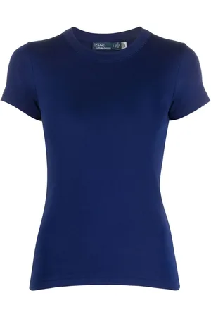 Ralph Lauren Playera de canalé manga corta