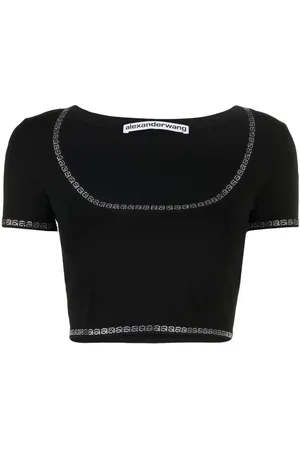 Alexander Wang Playera con cuello redondo