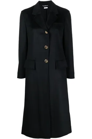 Thom Browne Sobretodo con solapas anchas