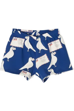 Mini Rodini Shorts con paloma estampada