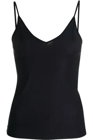 Jil Sander Top con cuello redondo