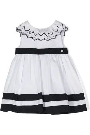 PATACHOU Vestido sin mangas con bordado en zigzag