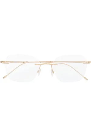 HUGO BOSS Lentes cuadradas sin armazón