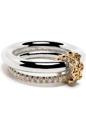 SPINELLI KILCOLLIN Anillo en oro amarillo y blanco de 18kt con diamantes de x Hoorsenbuhs