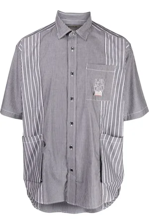 Musium Div. Camisa a rayas de manga corta