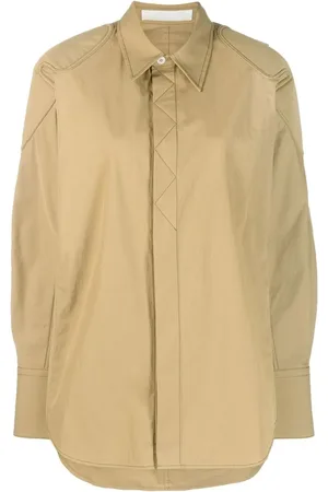 DION LEE Sobrecamisa con costuras en contraste